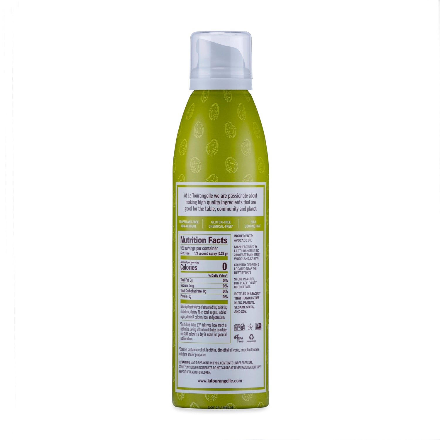 PRE ORDER High-Heat Avocado Cooking Spray, 5 Fl oz