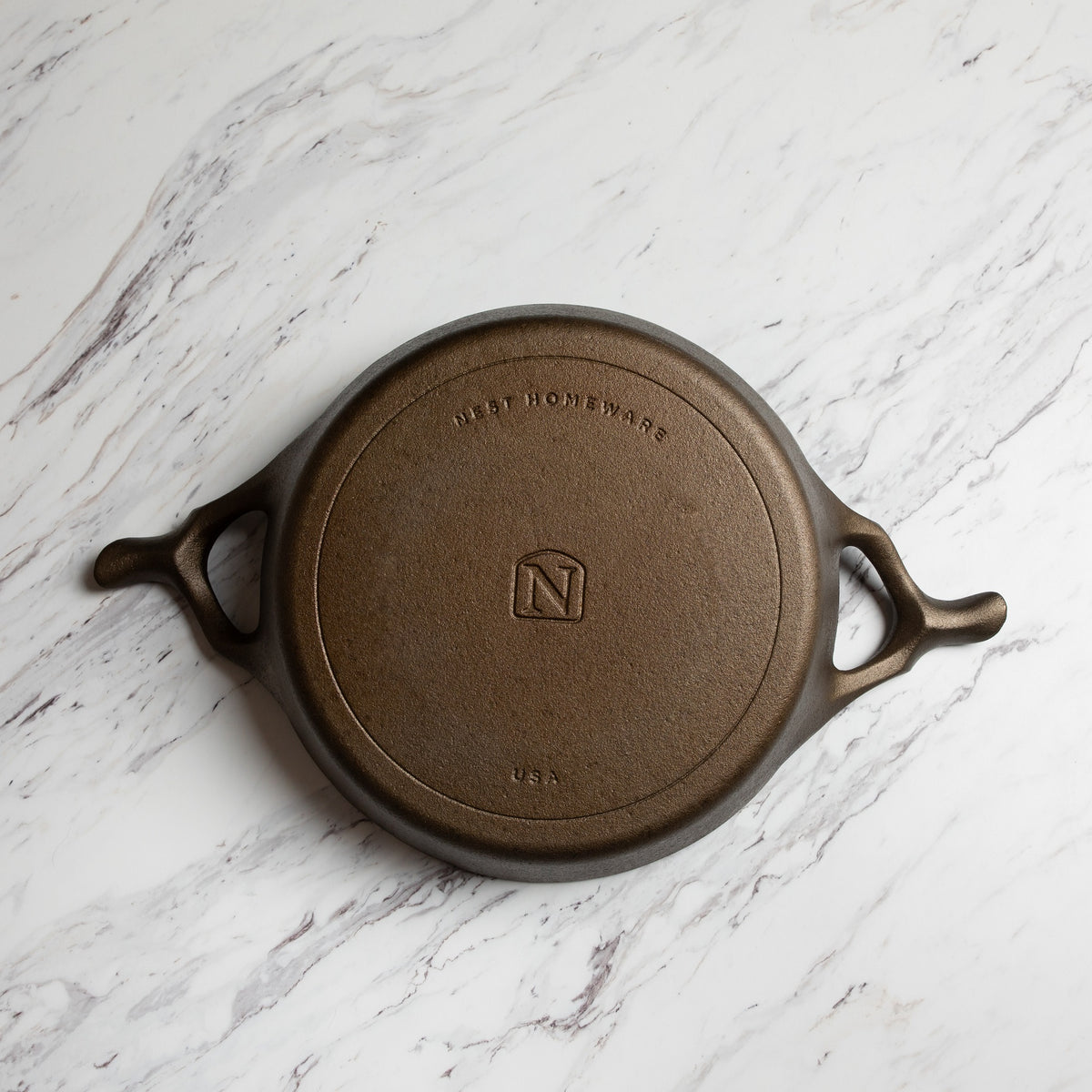 Iron Wood Ranch 12" Cast Iron Braising Pan with Lid