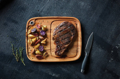 Ironwood Fort Worth Steak Plate, Acacia Wood, 11" x 13"