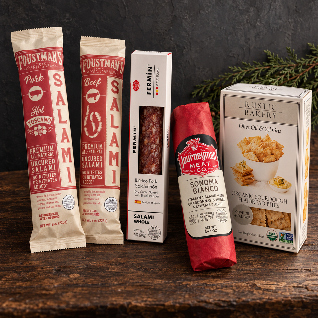 The Iron Wood Salumi Table Gift Box