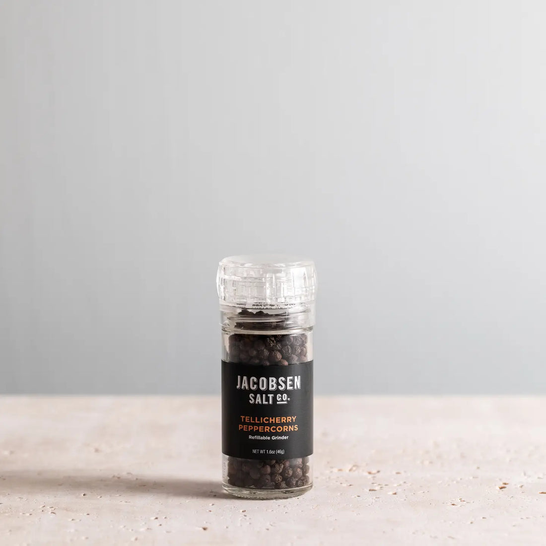 PRE ORDER Tellicherry Peppercorn Grinder - Glass Pepper Grinder