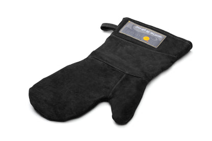 Iron Wood Ranch Black Leather Grill Mitt