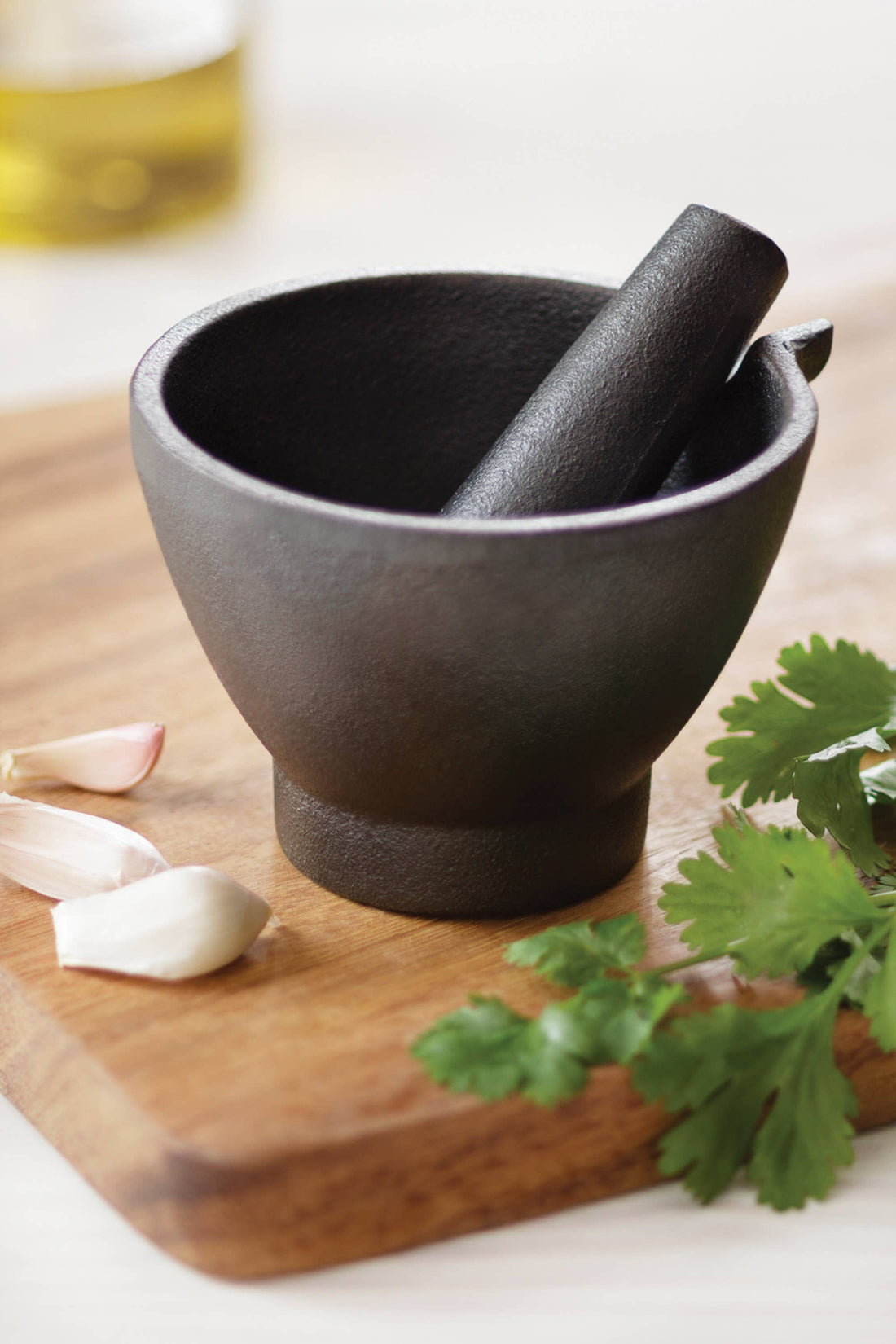 Fox Run Cast Iron Mortar and Pestle, 3.5"