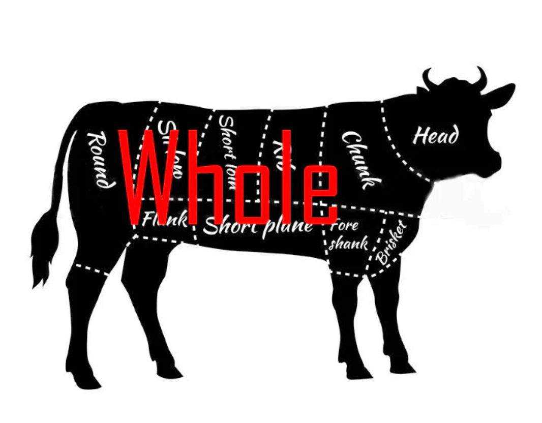 PRE ORDER Custom Whole –Wagyu Angus Premium Beef