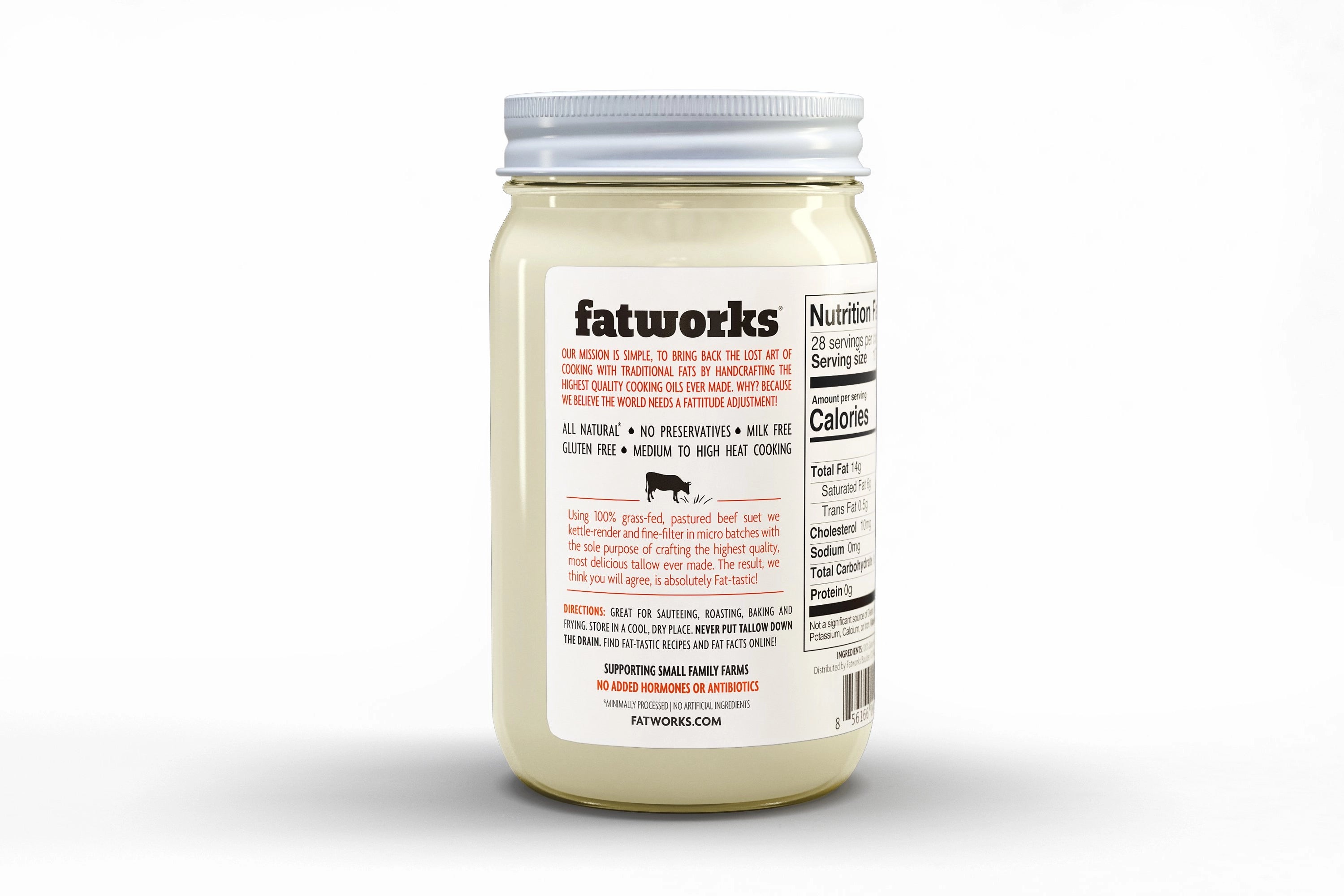 PRE ORDER Grass Fed Tallow 14 oz