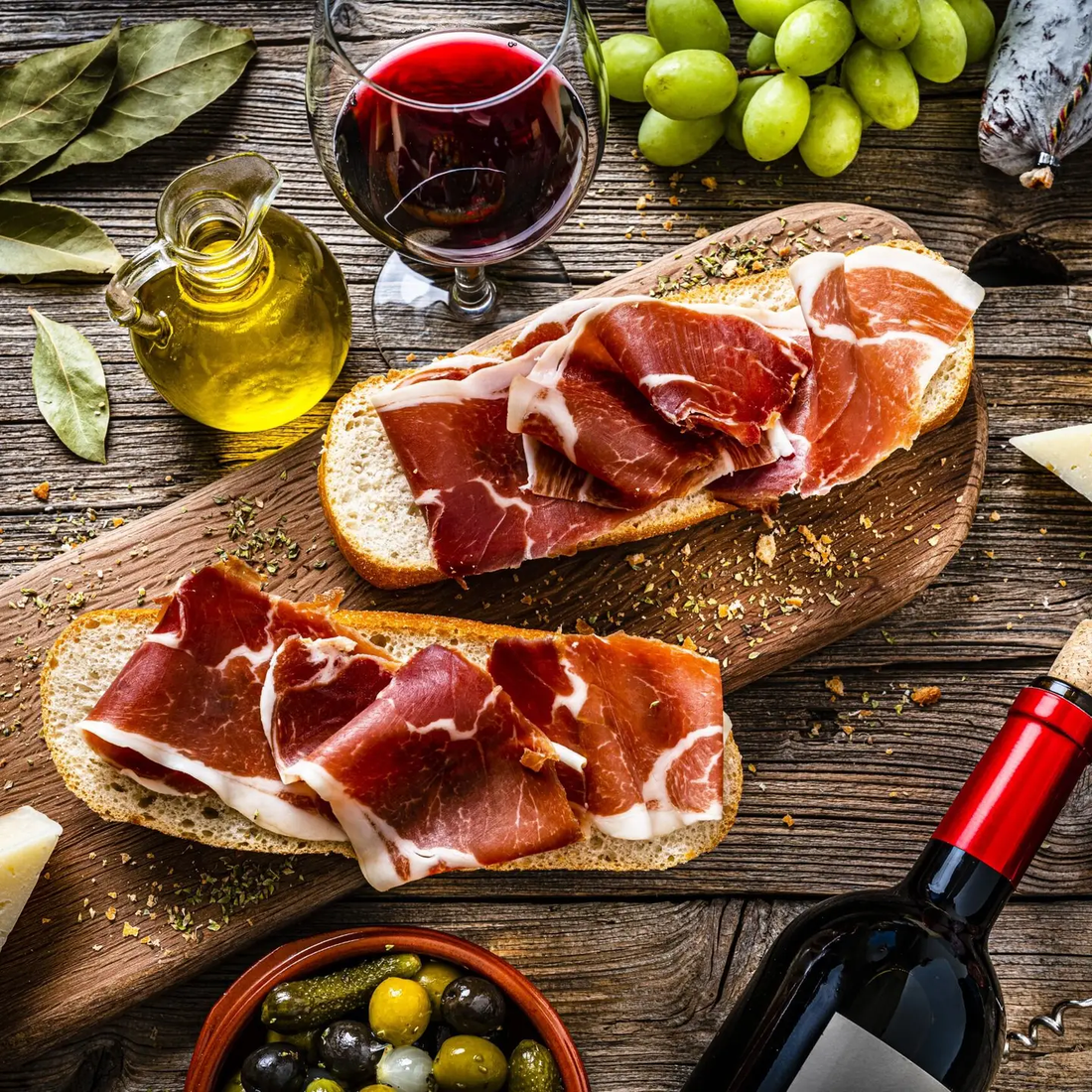 PRE ORDER Spanish Serrano Ham Cured 20-months - 12lbs